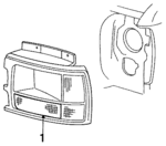 56004312 - Electrical: Lens &amp; Housing for Dodge: Dakota Image