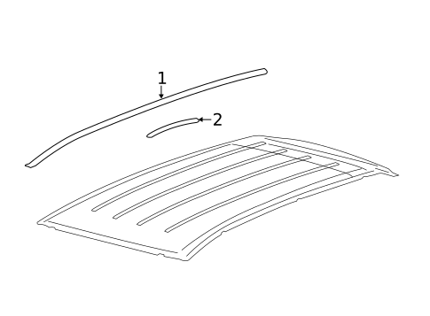 Roof Trim for 2012 Ford Edge #0