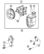 68044144AC - Steering: Power Steering With Pulley Pump Assembly for Mopar Image