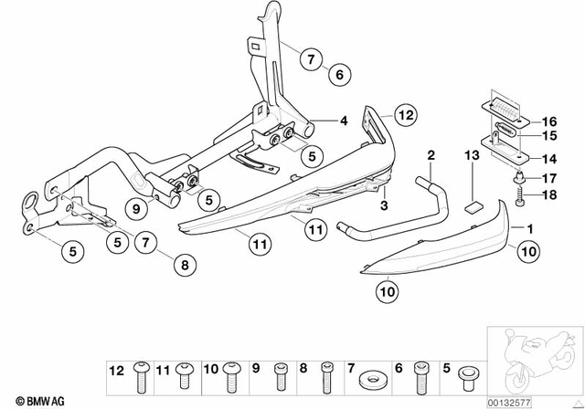 46632347101 - : Safety Bar for BMW-Motorrad Image