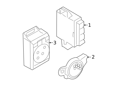 Electrical Components for 2016 Porsche Panamera #10