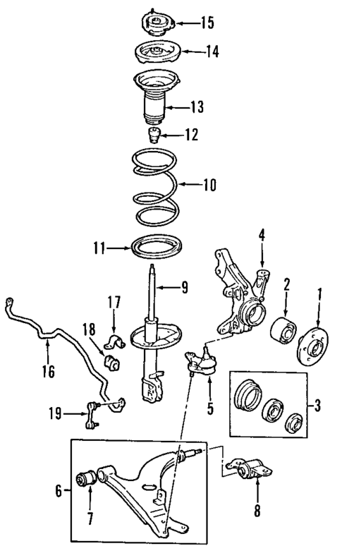 Suspension Components for 2004 Toyota RAV4 #0