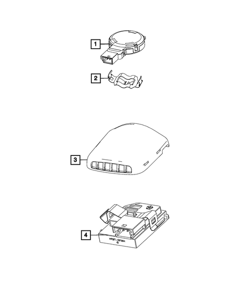 Keys, Modules and Engine Controllers for 2022 Jeep Grand Cherokee WK #10