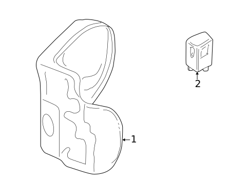 Horn for 2000 Pontiac Bonneville #0