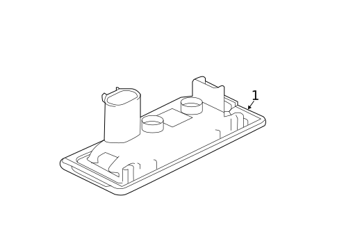 License Lamps for 2019 Jaguar XE #0
