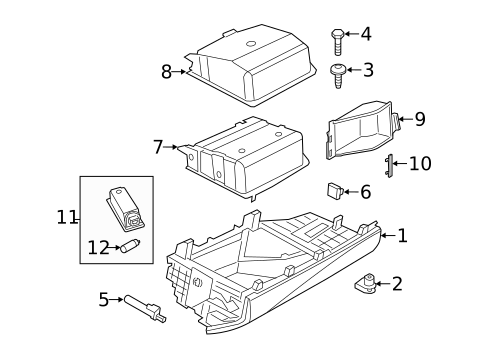 Glove Box for 2014 BMW 535d xDrive #0