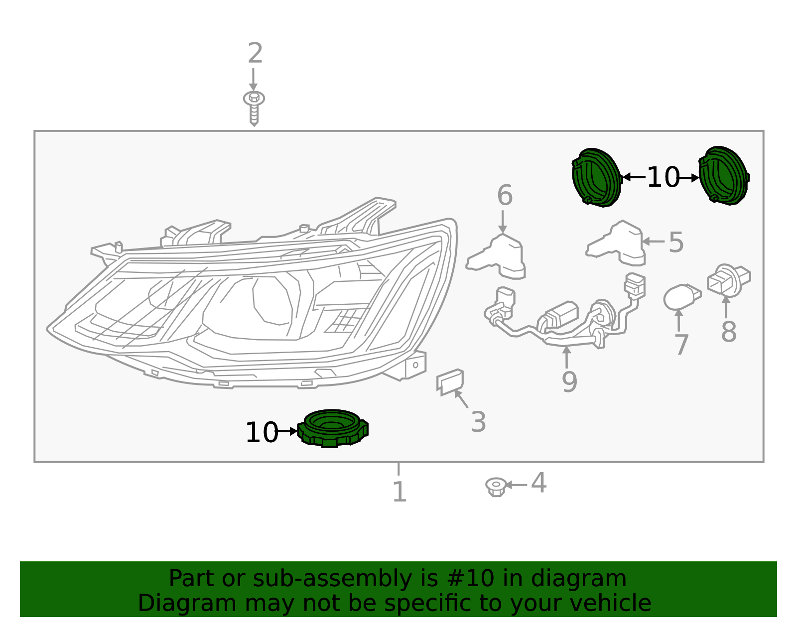 2017-2022 Chevrolet Headlamp Bulb Access Cover 42443139 GM ...