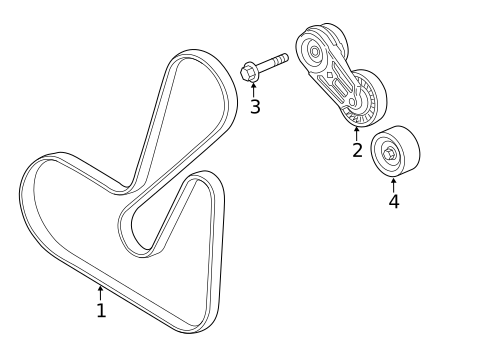 Belts & Pulleys for 2014 Chevrolet Captiva Sport #0