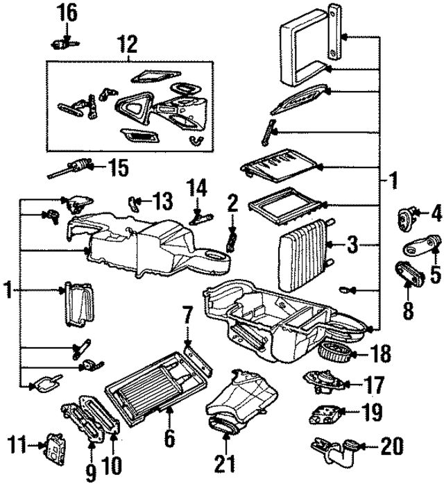 F7OZ19805BA - : Blower Motor for Ford: Contour | Lincoln: Continental Image