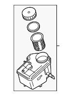 34326751589 - Body: Reservoir for BMW: 323Ci, 323i, 325i, 325xi, 328Ci, 328i, 330i, 330xi, Z3, Z4 Image