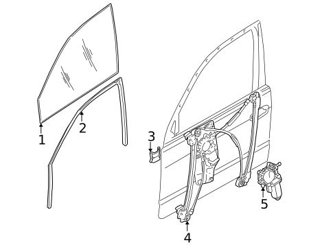Front Door for 1998 BMW 528i #0