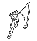 51338252394 - : 1997-2006 BMW - Window Regulator for BMW: 525i, 528i, 530i, 540i, M5 Image