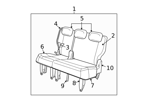 Third Row Seats for 2009 Dodge Grand Caravan #2