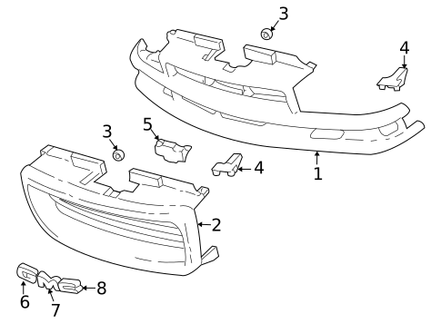 Decals & Emblems for 2001 GMC Jimmy #0