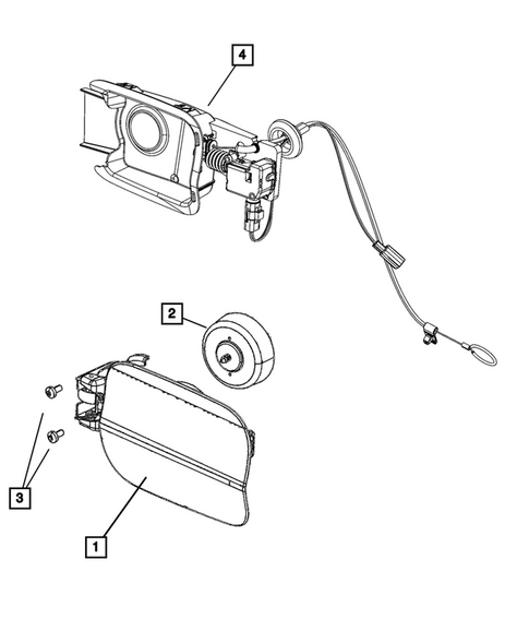 Pick-up Box and Fuel Filler Door for 2012 Chrysler 300 #0