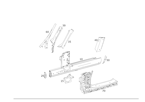 Side Panels for 2018 Mercedes-Benz AMG&reg; GT C #0