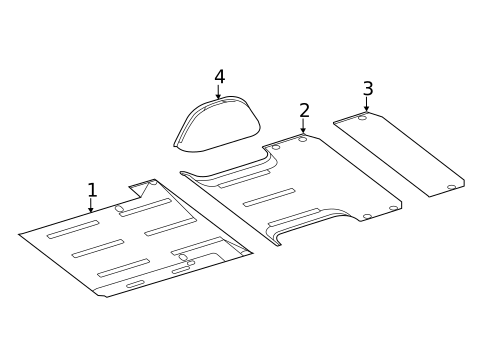 Interior Trim - Rear Body for 2018 Mercedes-Benz Sprinter 3500 #1
