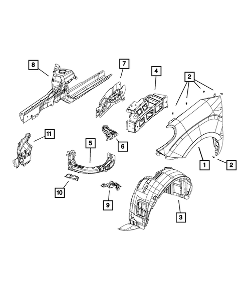 Fenders for 2015 Ram ProMaster City #0
