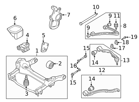 Suspension Components for 1994 Jaguar XJS #1