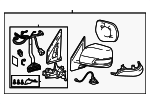 8794060S43 - Body: Mirror Assembly for Lexus: LX570 Image