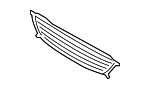 865611R000 - Body: Lower Grille for Hyundai: Accent Image