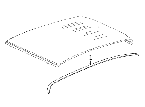 Exterior Trim - Cab for 2016 Chevrolet Colorado #1