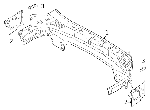 Rear Body for 2020 Hyundai Santa Fe #0