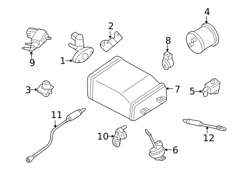 Emission System for 2004 Nissan Sentra #0