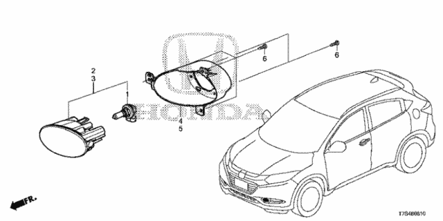 Foglight (1) for 2016 Honda HR-V #0