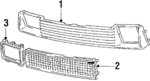 5310112590 - Body: Grille for Toyota: Corolla Image