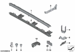 12527521534 - Engine Electrical System: Locking Bracket for BMW Image