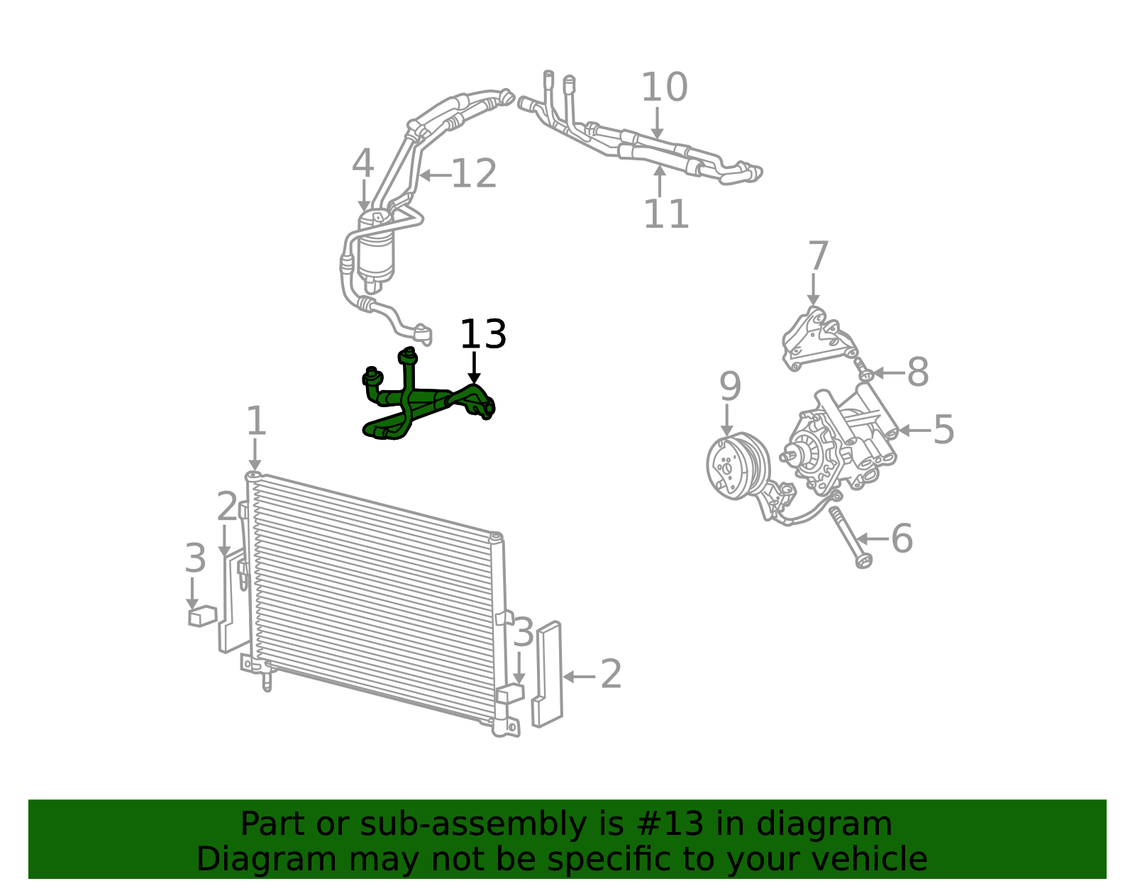 A/C Compressor Kit For 2002-2005 Jaguar X-Type 2.5L 3.0L – Includes Compressor, Drier, Seal Kit