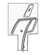 2C5Z7825767BAA - : OEM NEW 2008-2009 Ford Explorer Mountaineer Left Vent Glass 2C5Z-7825767-BAA for Ford: Explorer | Lincoln: Aviator Image