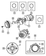68102977AB - 6.1L Gas; Engine: Crankshaft Bearing Kit for Mopar Image