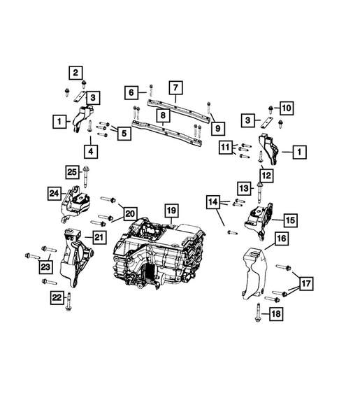 Motor Mounts for 2026 Dodge Charger Daytona #0