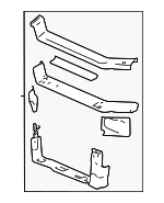 15856715 - Body: Radiator Support for Buick: Century, LaCrosse, Regal | Chevrolet: Impala, Monte Carlo | Oldsmobile: Intrigue | Pontiac: Grand Prix Image