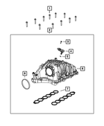 68492932AA - Engine: Hex Flange Head Bolt for Jeep: Gladiator, Wrangler | Ram: 1500 Image