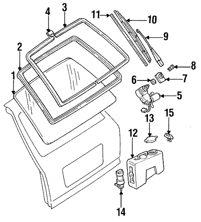 124740005626 - Body: Window Frame for Mercedes-Benz Image