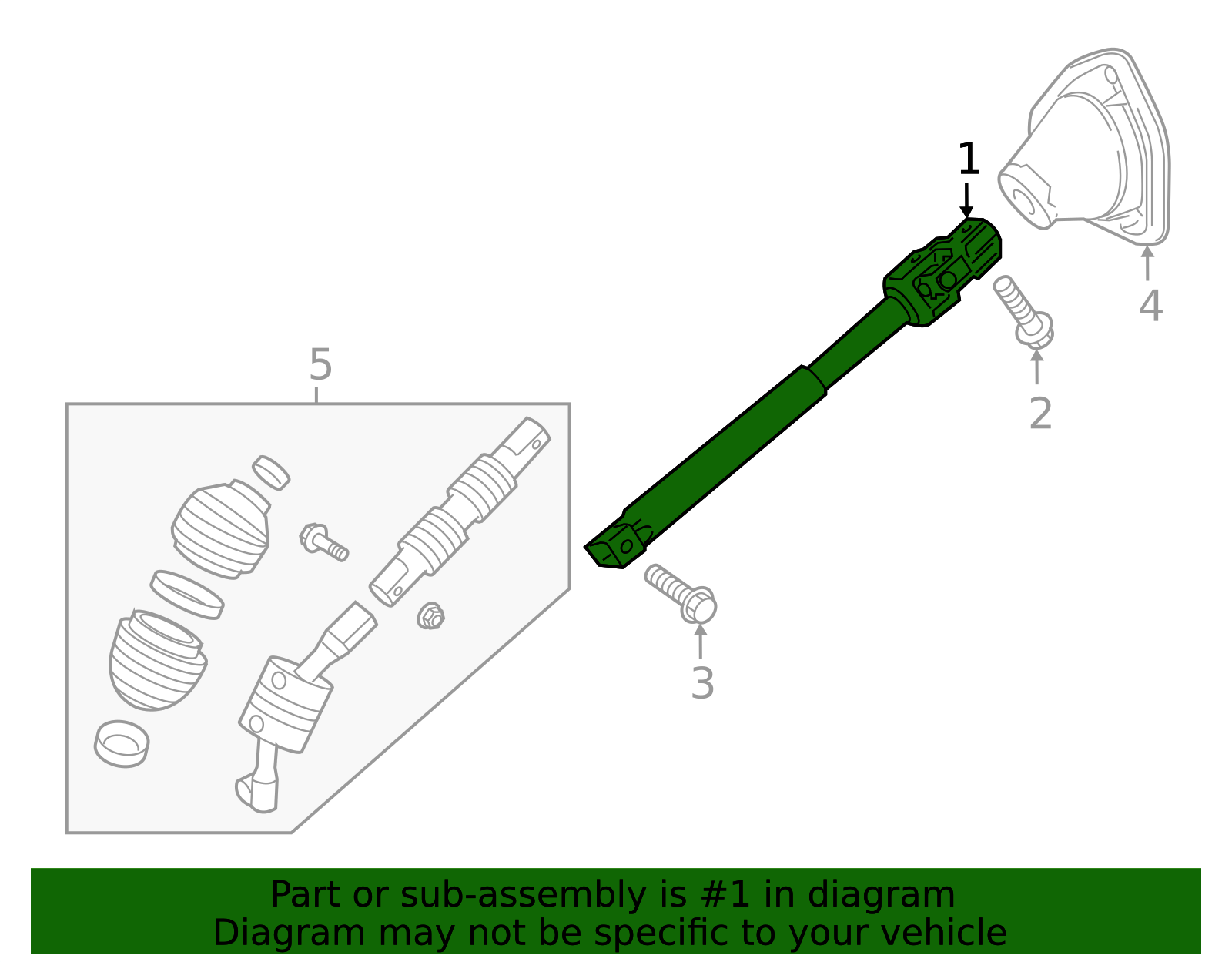 Upper Intermediate Steering Shaft For Chevy Avalanche 1500 Cadillac Es Gmc Eccpp 1661454198 1024x1024