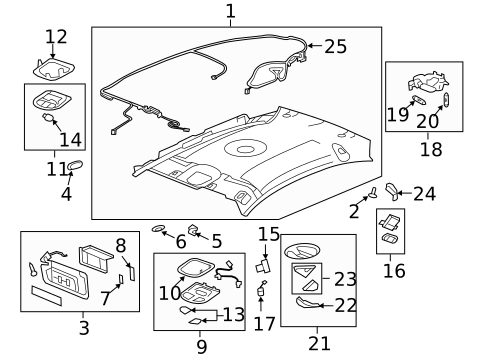 Sunroof for 2008 Chevrolet Malibu #1