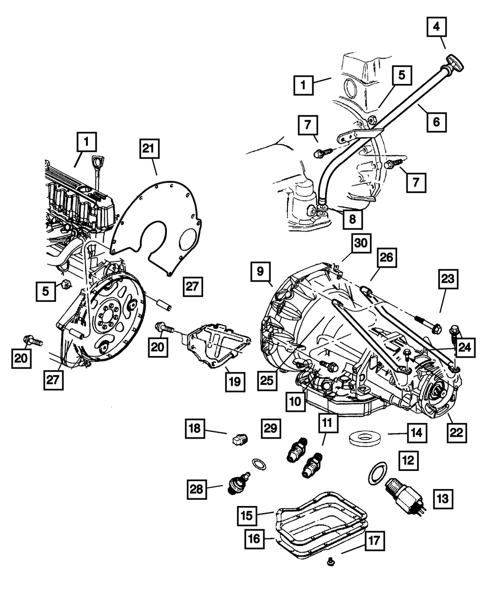 Clutch Housing Spacer - Mopar (J3237847)
