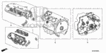 6111RCAA01 - : Gasket Kit, Cylinder Block for Honda Image