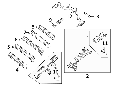 Trailer Hitch Components for 2013 Nissan Pathfinder #0