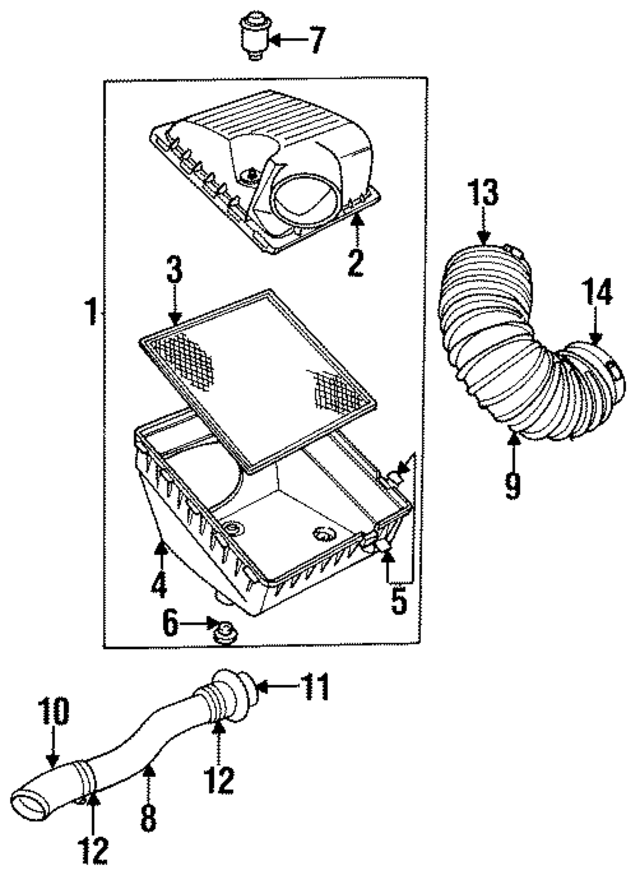 4864442AB - : Air Filter for Mopar Image