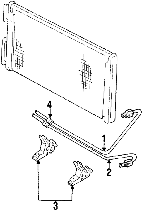 Oil Cooler for 1994 Pontiac Bonneville #0