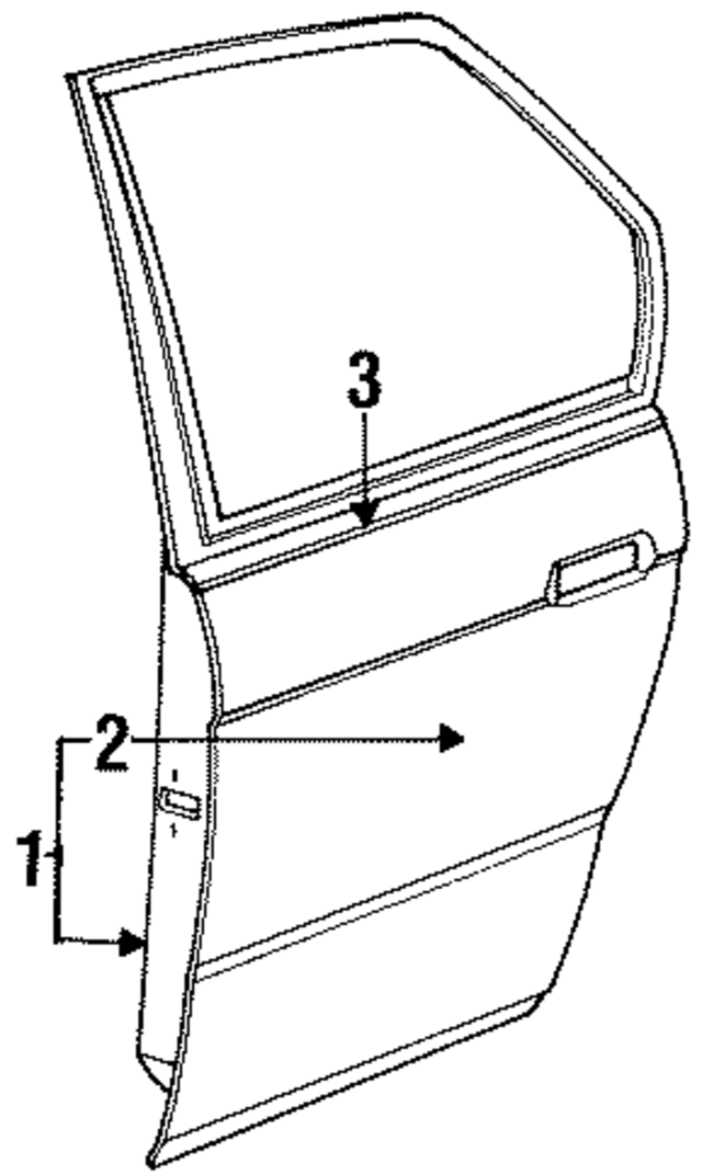 B45650660A - : Belt Molding for Mazda Image