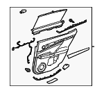 6764030Q3044 - Body: Door Trim Panel for Lexus: GS350, GS450h Image