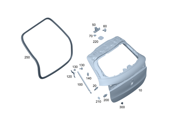 2437400000 - : Rear-End Door for Mercedes-Benz Image