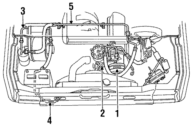 YCR110RM - HVAC: Compressor for Ford: Aerostar, Bronco, E-150 Econoline, E-150 Econoline Club Wagon, E-250 Econoline, E-250 Econoline Club Wagon, E-350 Econoline, E-350 Econoline Club Wagon, F-150, F-250, F-350, F-Super Duty, Taurus | Mercury: Sable Image