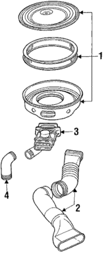E8SZ9600B - : Air Cleaner for Ford Image